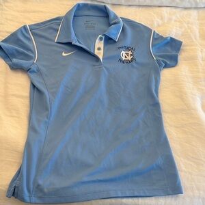 Nike Sky Blue Polo Shirt with White Details